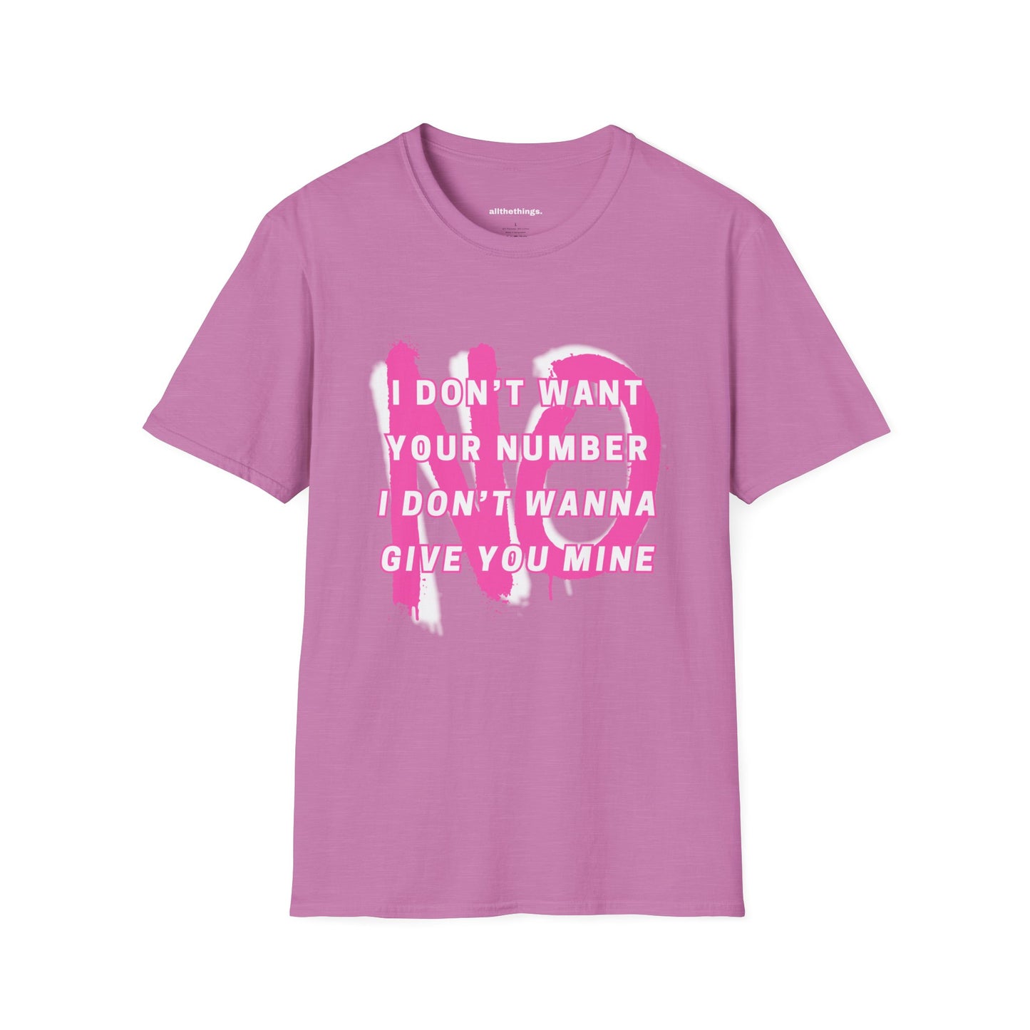 No Scrubs Graphic Tee - Unisex Softstyle T-Shirt, Casual Top, Gift for Friends, Statement Shirt, Trendy Apparel, Cool Graphic Design