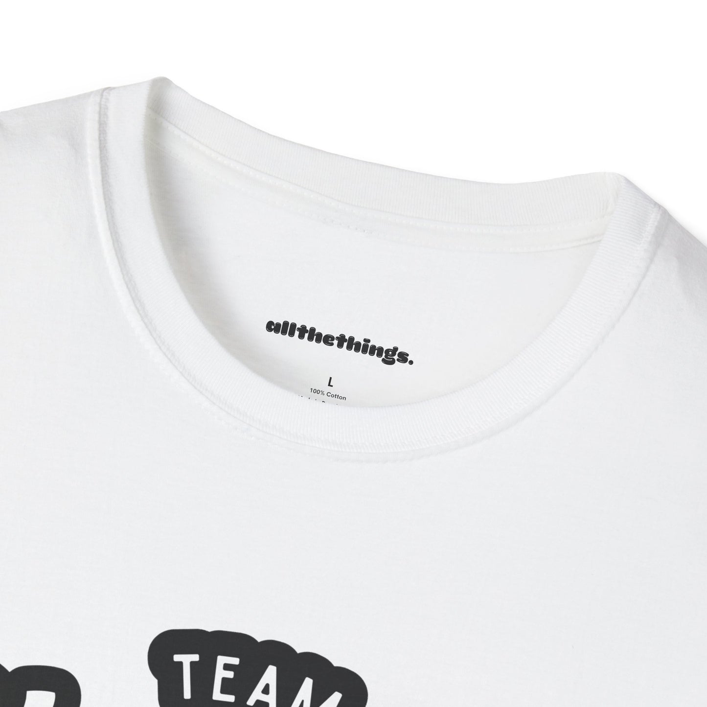 Unisex Softstyle T-Shirt with 'Team Blessings' Design, Casual Gift, Inspirational Wear, Perfect for Celebrations, Everyday Comfort
