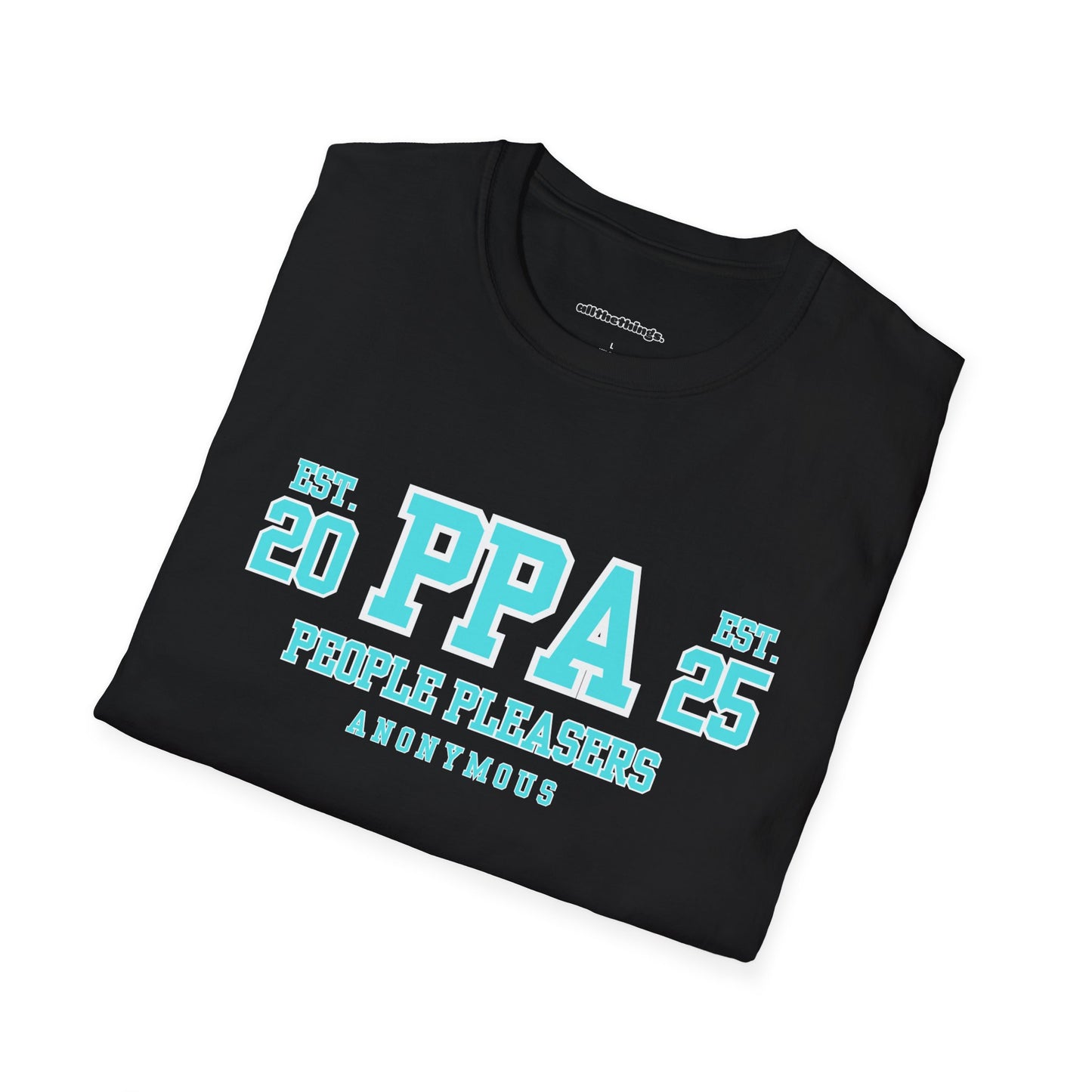 PPA Established 20/25 Unisex Softstyle T-Shirt, Casual Tee, Graphic Shirt, Gift for Friends, Vintage Inspired Clothing