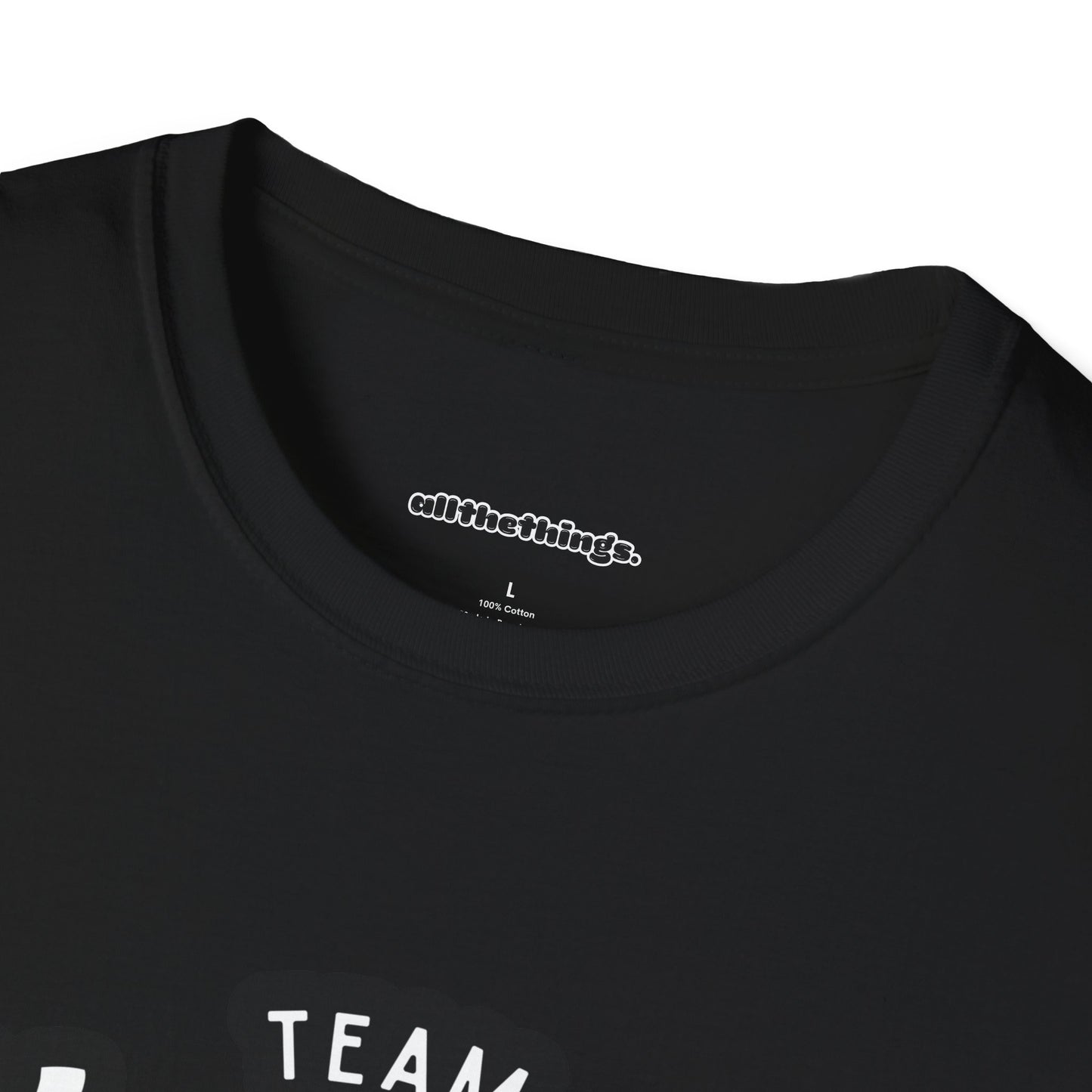 Unisex Softstyle T-Shirt with 'Team Blessings' Design, Casual Gift, Inspirational Wear, Perfect for Celebrations, Everyday Comfort