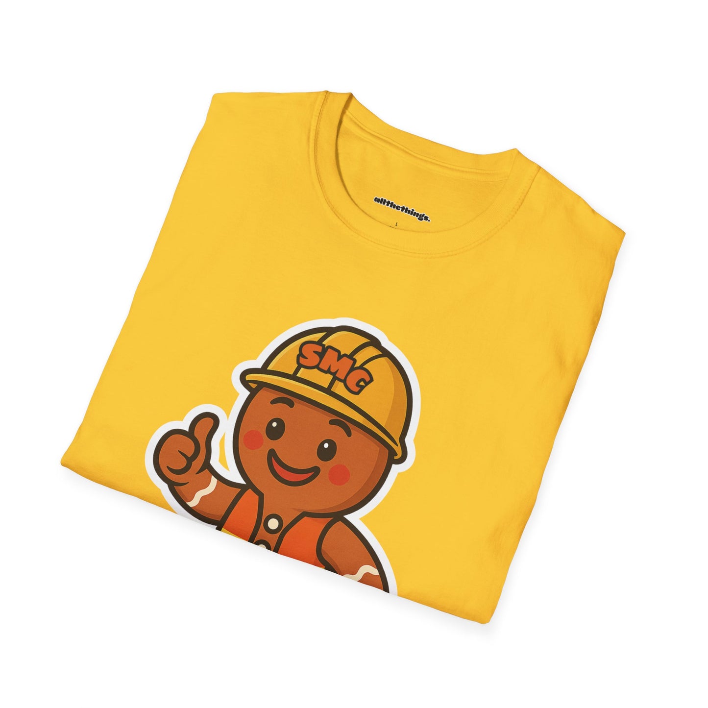 Gingerbread Safety Meeting T-Shirt, Cute Holiday Shirt, Unisex Christmas Gift, Safety Club Tee, Fun Baking Apparel