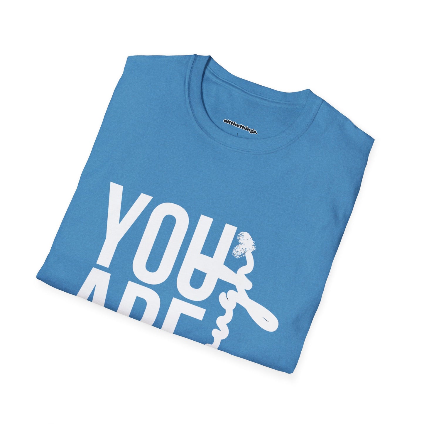 Positive Vibes Unisex Softstyle T-Shirt, Inspirational Tee, Motivational Gift, Casual Wear, Everyday Comfort, Uplifting Apparel