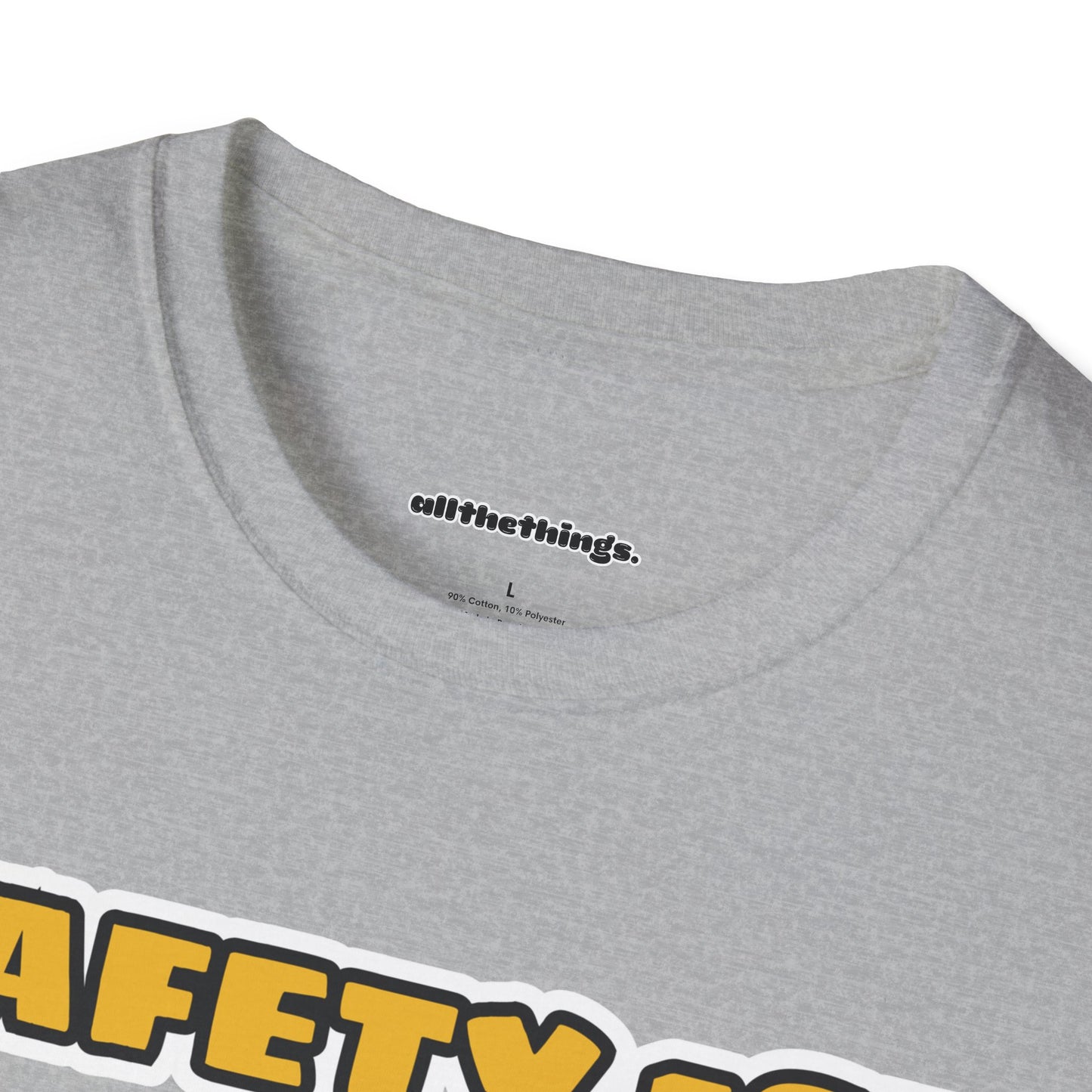Cute Safety First Animal T-Shirt, Safety Tee, Animal Construction Shirt, Unisex Fun Shirt, Gift for Safety Enthusiasts