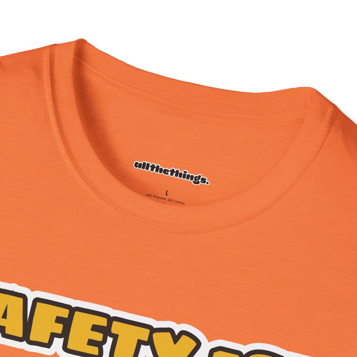 Cute Safety First Animal T-Shirt, Safety Tee, Animal Construction Shirt, Unisex Fun Shirt, Gift for Safety Enthusiasts