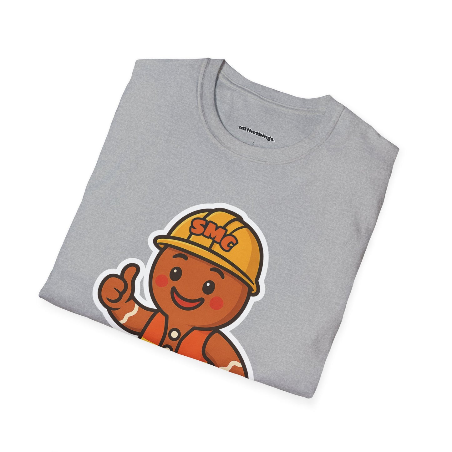 Gingerbread Safety Meeting T-Shirt, Cute Holiday Shirt, Unisex Christmas Gift, Safety Club Tee, Fun Baking Apparel