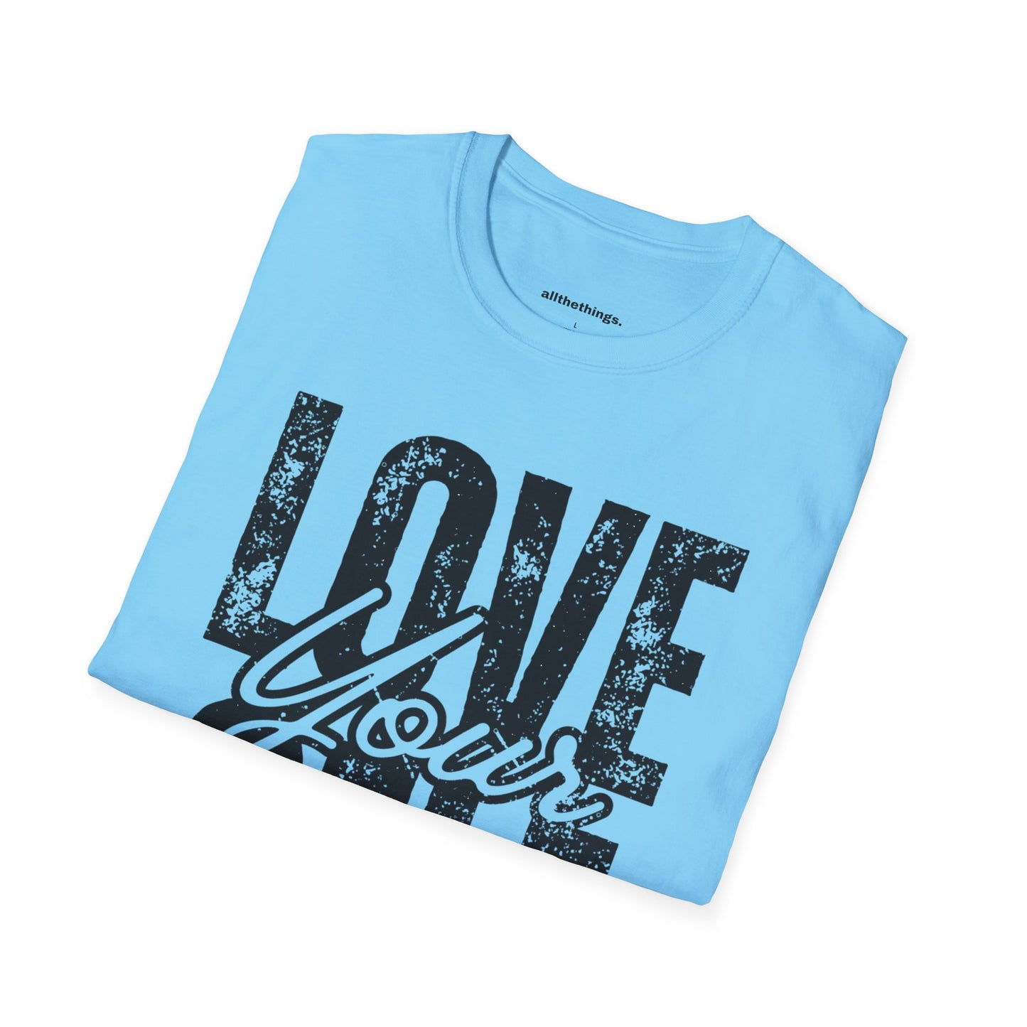 Unisex Softstyle T-Shirt - 'Love Your Self' Graphic Tee, Self-Love Shirt, Casual Wear, Gift for Her, Motivational Apparel