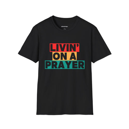 Unisex Softstyle T-Shirt with 'Livin' on a Prayer' Design - Casual Gift for Music Lovers, Summer Vibes, Concert Outfit, Birthday [...]