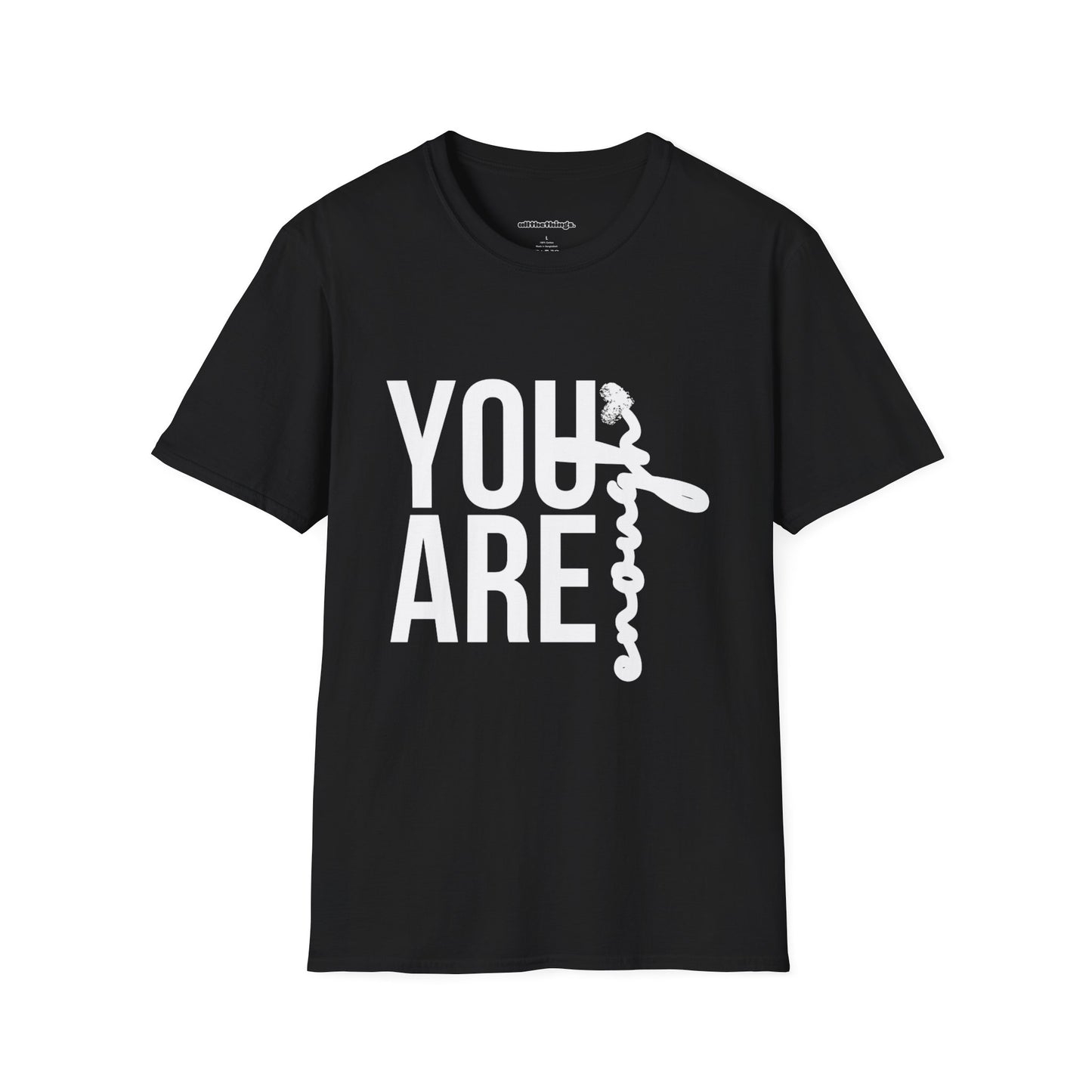 Positive Vibes Unisex Softstyle T-Shirt, Inspirational Tee, Motivational Gift, Casual Wear, Everyday Comfort, Uplifting Apparel