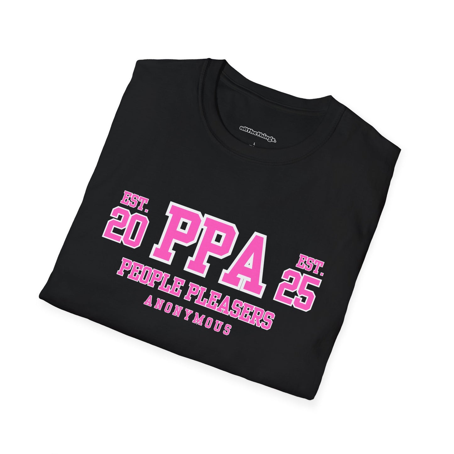Personalized PPA Unisex Softstyle T-Shirt, Casual Wear, Birthday Gift, Friendship Apparel, Comfortable Tee, Everyday Style