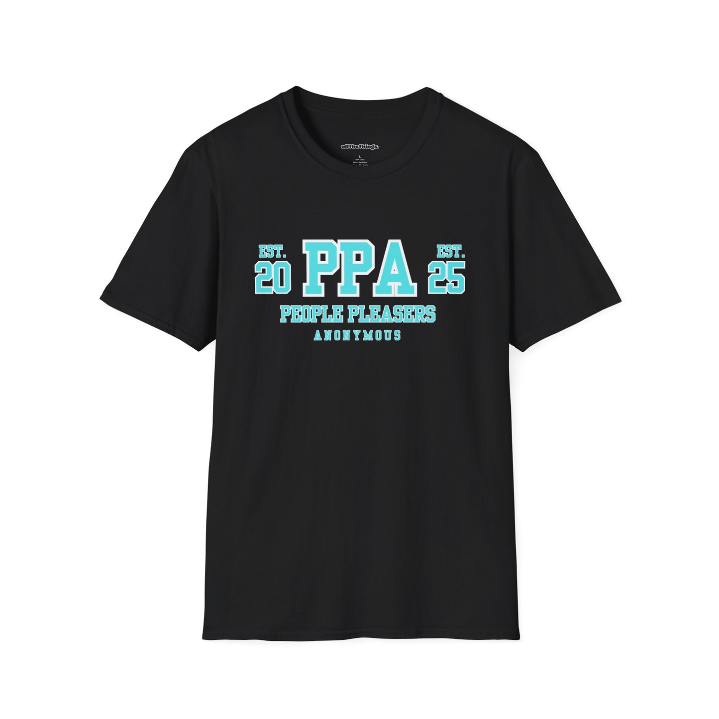 PPA Established 20/25 Unisex Softstyle T-Shirt, Casual Tee, Graphic Shirt, Gift for Friends, Vintage Inspired Clothing