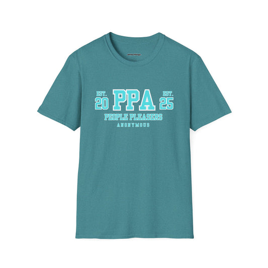 PPA Established 20/25 Unisex Softstyle T-Shirt, Casual Tee, Graphic Shirt, Gift for Friends, Vintage Inspired Clothing