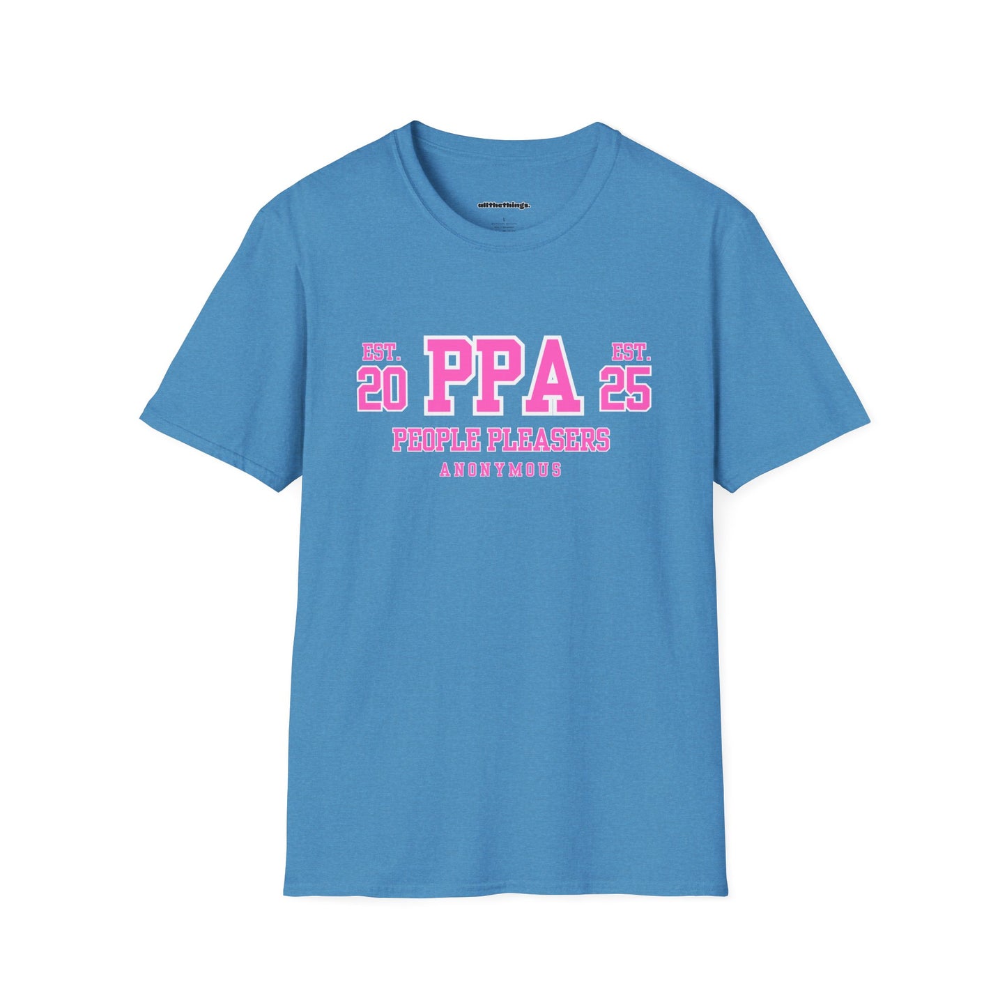 Personalized PPA Unisex Softstyle T-Shirt, Casual Wear, Birthday Gift, Friendship Apparel, Comfortable Tee, Everyday Style