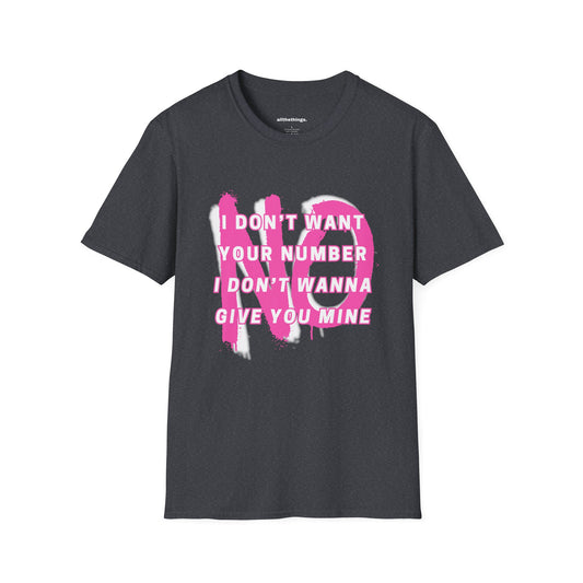 No Scrubs Graphic Tee - Unisex Softstyle T-Shirt, Casual Top, Gift for Friends, Statement Shirt, Trendy Apparel, Cool Graphic Design
