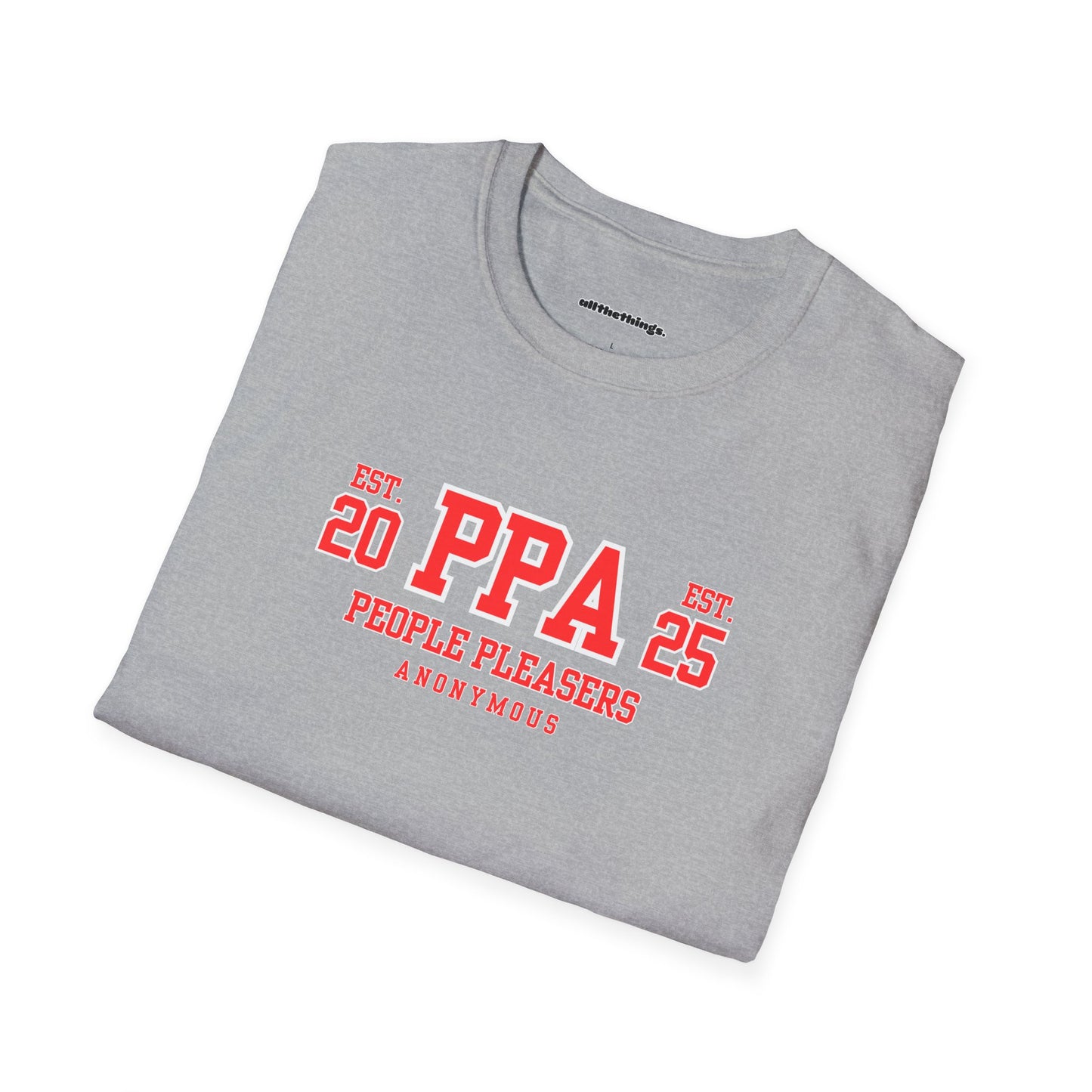 Unisex Softstyle T-Shirt, Casual Tee for Everyday Wear, Perfect for Gifts, People Pleasers Design, Ideal for Parties and Celebrations