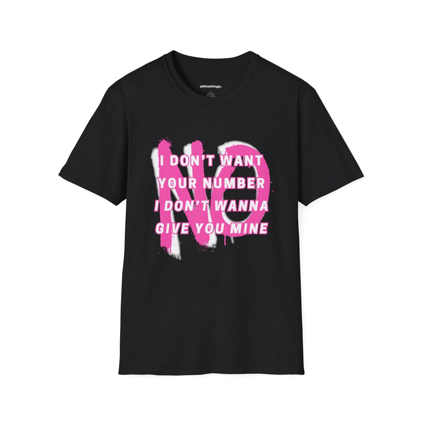 No Scrubs Graphic Tee - Unisex Softstyle T-Shirt, Casual Top, Gift for Friends, Statement Shirt, Trendy Apparel, Cool Graphic Design