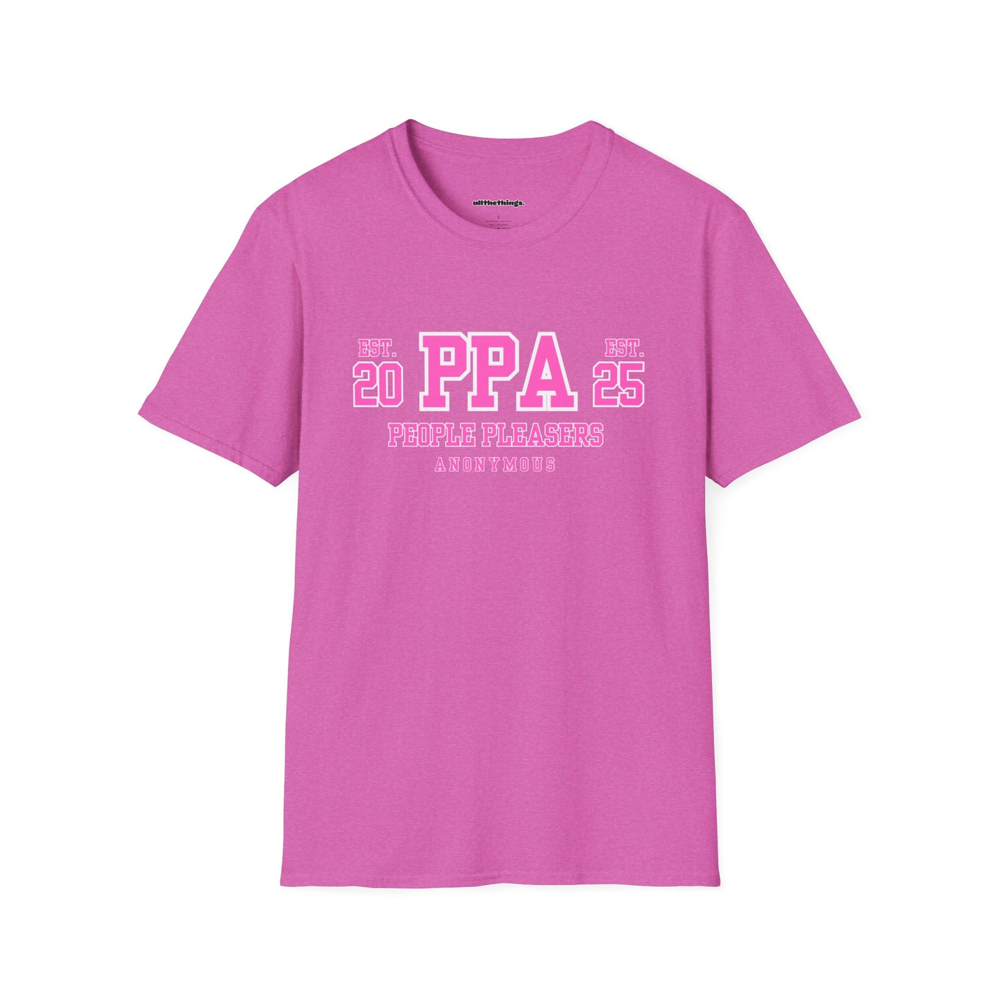 Personalized PPA Unisex Softstyle T-Shirt, Casual Wear, Birthday Gift, Friendship Apparel, Comfortable Tee, Everyday Style