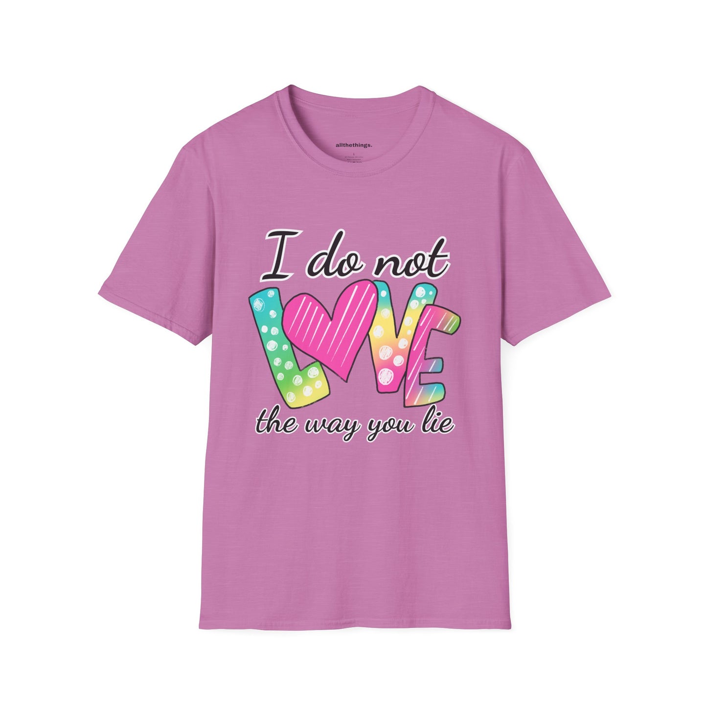 Playful Love Graphic T-Shirt | Funny Casual Tee for Everyday Wear, Gift for Her, Valentine's Day, Affordable Fashion