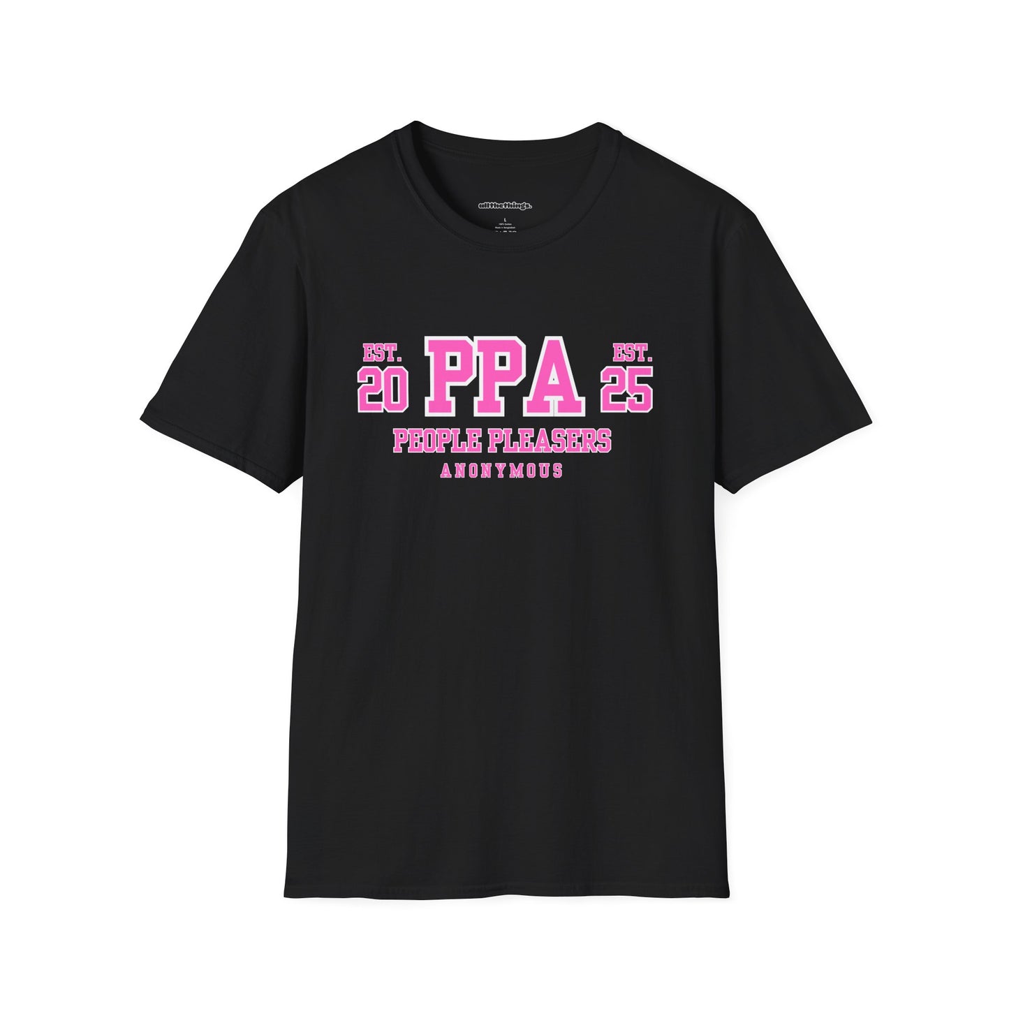 Personalized PPA Unisex Softstyle T-Shirt, Casual Wear, Birthday Gift, Friendship Apparel, Comfortable Tee, Everyday Style
