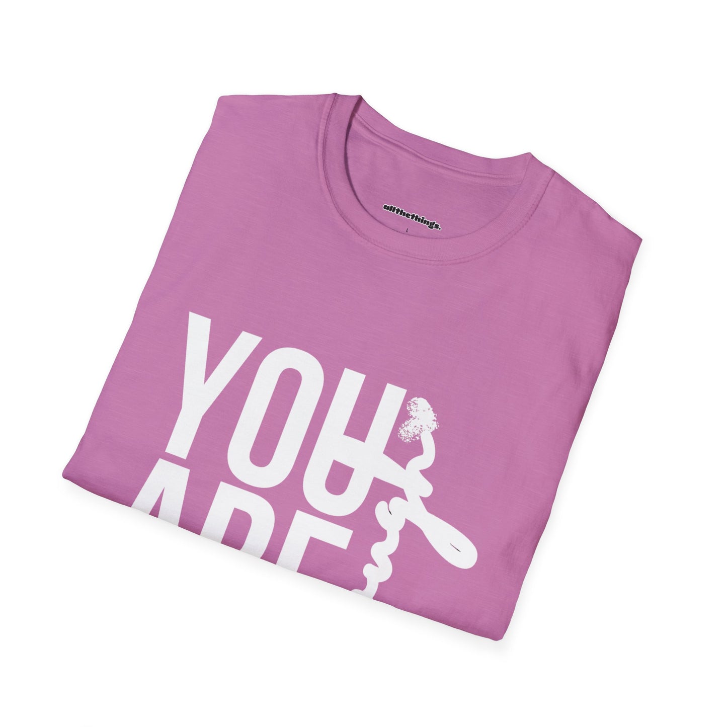 Positive Vibes Unisex Softstyle T-Shirt, Inspirational Tee, Motivational Gift, Casual Wear, Everyday Comfort, Uplifting Apparel