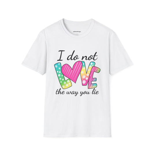Playful Love Graphic T-Shirt | Funny Casual Tee for Everyday Wear, Gift for Her, Valentine's Day, Affordable Fashion