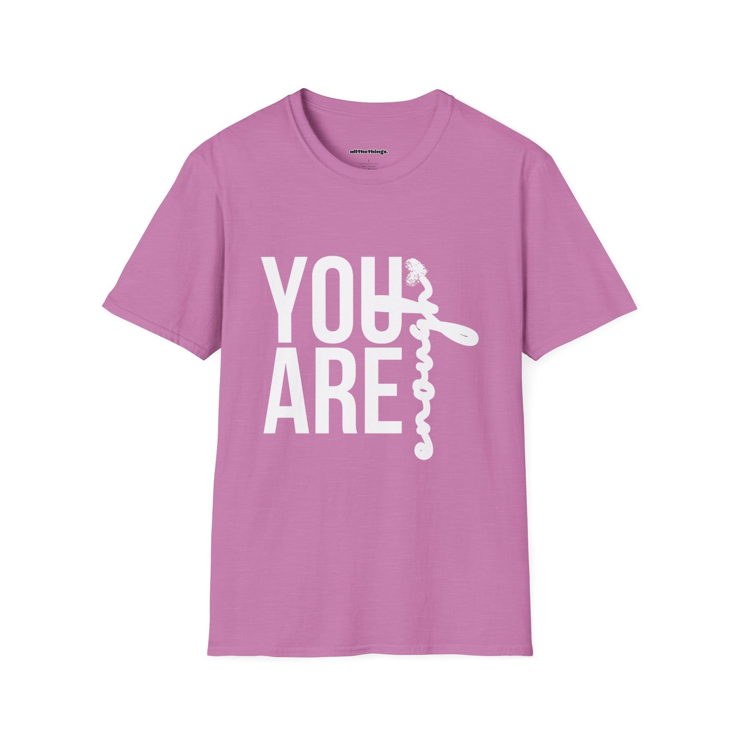 Positive Vibes Unisex Softstyle T-Shirt, Inspirational Tee, Motivational Gift, Casual Wear, Everyday Comfort, Uplifting Apparel