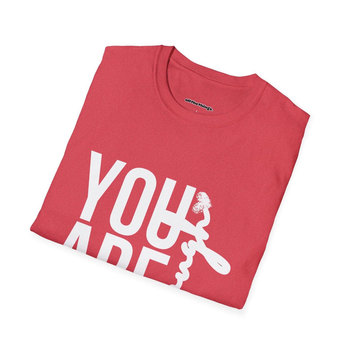 Positive Vibes Unisex Softstyle T-Shirt, Inspirational Tee, Motivational Gift, Casual Wear, Everyday Comfort, Uplifting Apparel